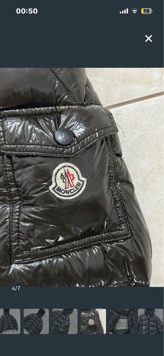 Moncler Maya Giubbotto Lucido Nero luxury designer