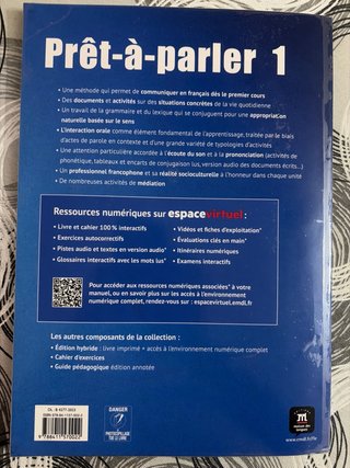 Libro de aprendizaje del francés nivel A1