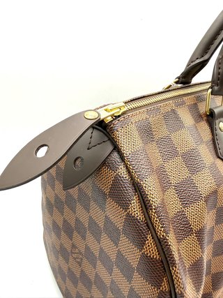 Borsa Louis Vuitton Speedy 35 Damier Marrone