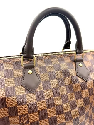 Borsa Louis Vuitton Speedy 35 Damier Marrone