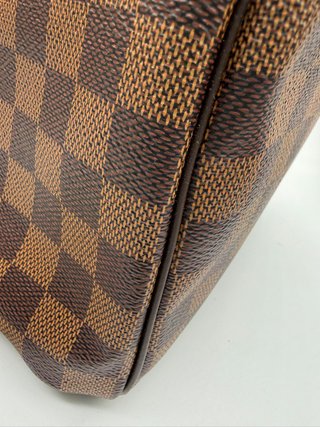 Borsa Louis Vuitton Speedy 35 Damier Marrone