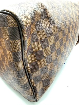 Borsa Louis Vuitton Speedy 35 Damier Marrone