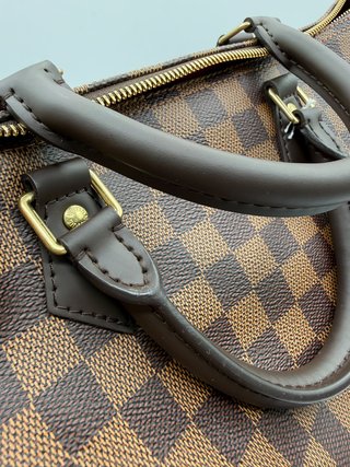 Borsa Louis Vuitton Speedy 35 Damier Marrone