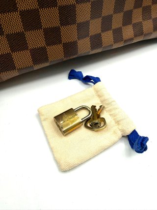 Borsa Louis Vuitton Speedy 35 Damier Marrone