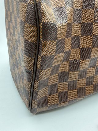 Borsa Louis Vuitton Speedy 35 Damier Marrone