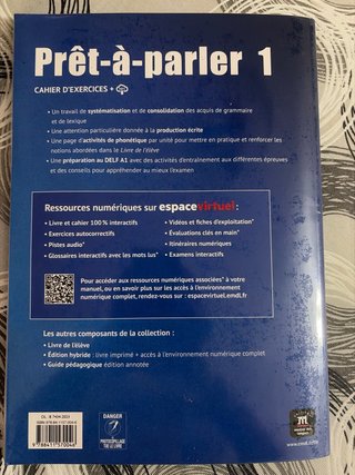 Libro de ejercicios de formación en el A1 de franc