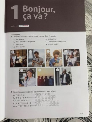 Libro de ejercicios de formación en el A1 de franc