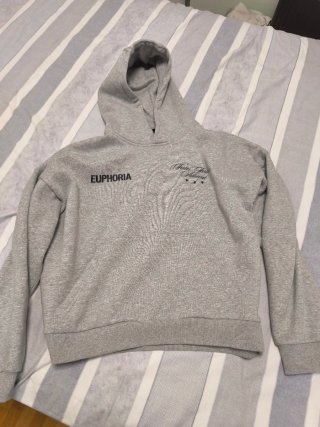 Sudadera H&M Gris Talla L