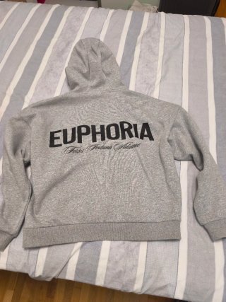 Sudadera H&M Gris Talla L