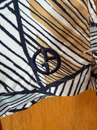 Bañador Giorgio Armani Estampado Hojas