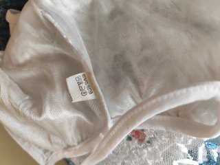 Abito sottoveste in pizzo/S/M/ sfumato bianco/blu