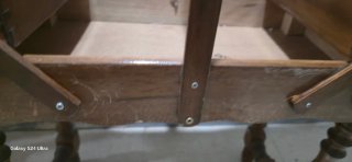 Costurero de madera vintage