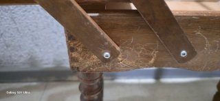 Costurero de madera vintage
