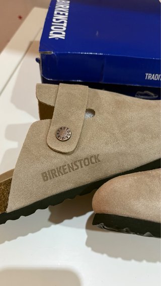 Birkenstock Boston Bege Camurça
