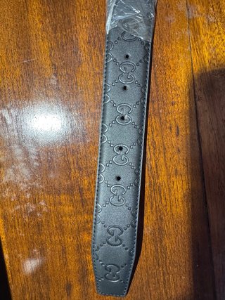 Set portafoglio e cintura Gucci nero