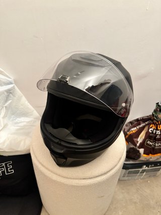 Casco Scorpion Moto Talla M Negro Mate