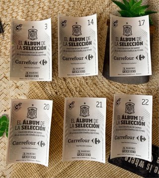 Pack 24 cromos Selección Española 2021 Carrefour