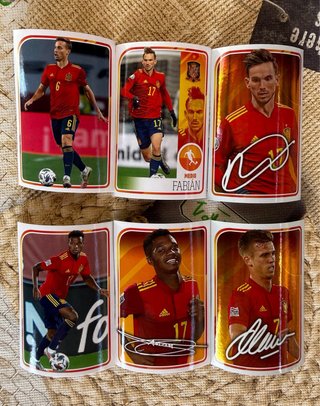 Pack 24 cromos Selección Española 2021 Carrefour
