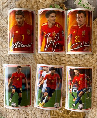 Pack 24 cromos Selección Española 2021 Carrefour