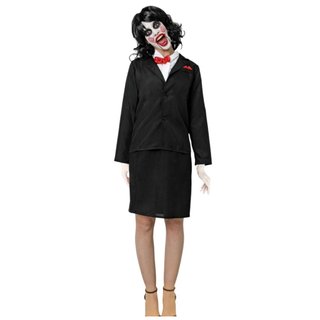 Disfraz Muñeca Saw Terror Mujer Talla única S/M