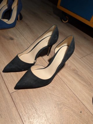 Sapato Salto Alto Mango Preto