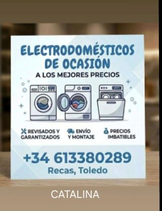 Electrodomésticos de ocasión: Lavadoras, Secadoras