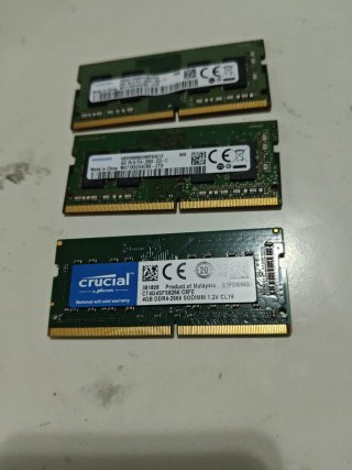 2x Samsung 4GB DDR4 RAM 2666MHz SODIMM