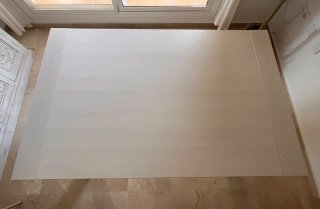 Mesa de comedor madera blanca