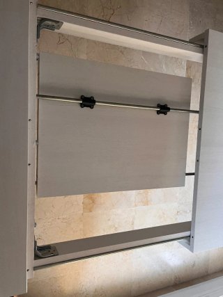Mesa de comedor madera blanca