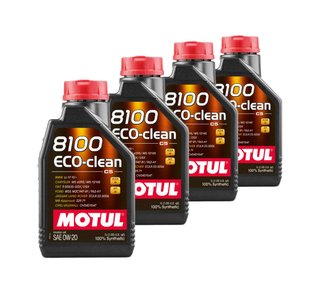 Kit de 4x Aceite de Motor 8100 ECO-CLEAN C302