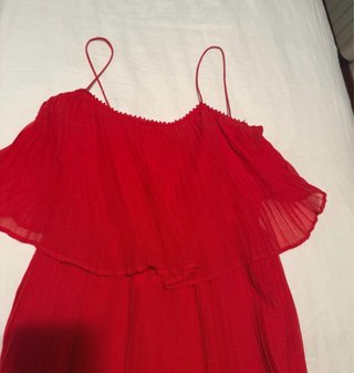 Vestido Zara Rojo Talla XS