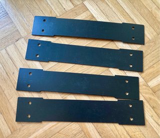 Kit Soportes Leñero Exterior Mofeez NUEVO