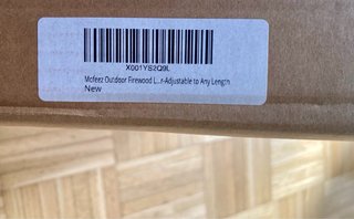 Kit Soportes Leñero Exterior Mofeez NUEVO