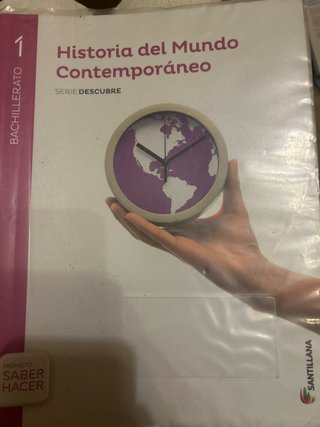 Historia del mundo contemporáneo, 1 bachillerato