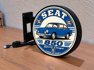 Cartel Luminoso SEAT 850 Sport Coupé
