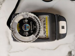 Fotómetro Gossen Lunasix 3 + adaptador p. revelado