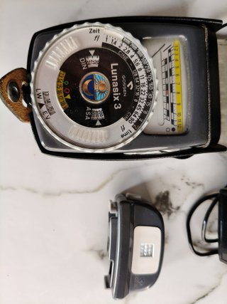Fotómetro Gossen Lunasix 3 + adaptador p. revelado