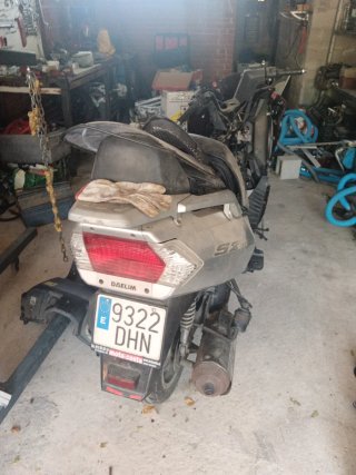 Daelim S2 completa Scooter Gris/Blanco