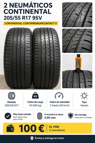 Neumáticos Continental 205/55 R17 95V