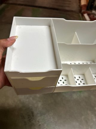 Organizador de escritorio blanco