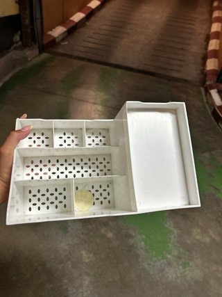 Organizador de escritorio blanco