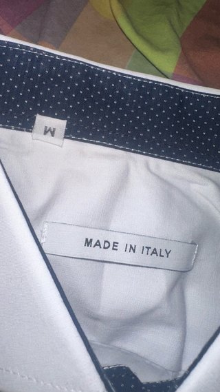 Camicia uomo cotone ed elastan Made in italy M