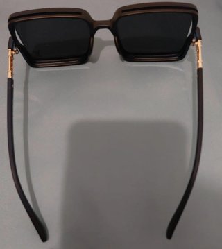 Gafas Louis Negras y Doradas