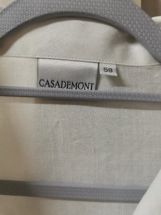 Blusa CASADEMONT blanca manga 3/4