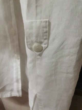 Blusa CASADEMONT blanca manga 3/4