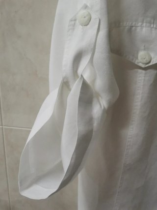 Blusa CASADEMONT blanca manga 3/4