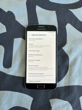 Samsung Galaxy S6 Negro