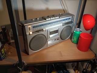 Radio Cassette Silver ST565 Años 80
