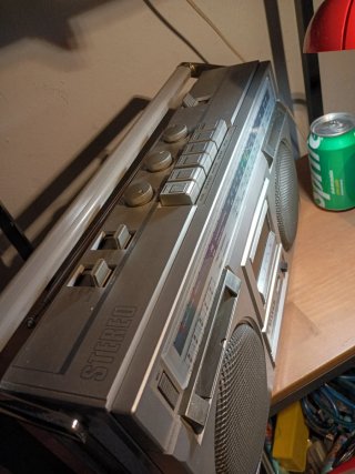 Radio Cassette Silver ST565 Años 80