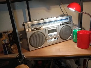 Radio Cassette Silver ST565 Años 80